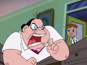 Screenshots from the 2000 Warner Bros. Television cartoon Rule the School