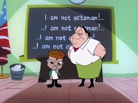 Screenshots from the 2000 Warner Bros. Television cartoon Rule the School