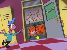 Screenshots from the 2000 Warner Bros. Television cartoon Rule the School