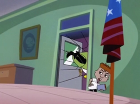Screenshots from the 2000 Warner Bros. Television cartoon Rule the School