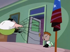Screenshots from the 2000 Warner Bros. Television cartoon Rule the School