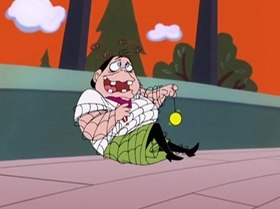 Screenshots from the 2000 Warner Bros. Television cartoon Rule the School