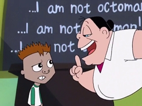 Screenshots from the 2000 Warner Bros. Television cartoon Rule the School