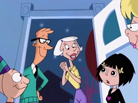 Screenshots from the 2000 Warner Bros. Television cartoon Rule the School