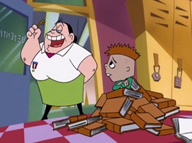 Screenshots from the 2000 Warner Bros. Television cartoon Rule the School
