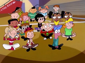 Screenshots from the 2000 Warner Bros. Television cartoon Boyz 