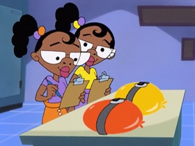 Screenshots from the 2000 Warner Bros. Television cartoon Boyz 