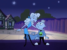 Screenshots from the 2000 Warner Bros. Television cartoon Boyz 