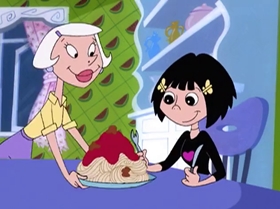 Screenshots from the 2000 Warner Bros. Television cartoon Boyz 