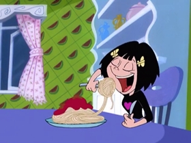 Screenshots from the 2000 Warner Bros. Television cartoon Boyz 