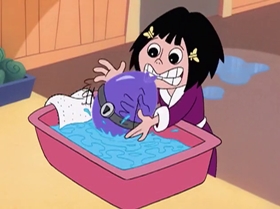 Screenshots from the 2000 Warner Bros. Television cartoon Boyz 