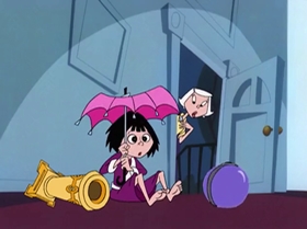 Screenshots from the 2000 Warner Bros. Television cartoon Boyz 