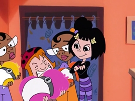 Screenshots from the 2000 Warner Bros. Television cartoon Boyz 