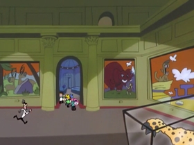 Screenshots from the 2000 Warner Bros. Television cartoon Boyz 