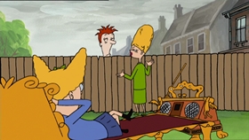 Screenshots from the 2000 Absolutely Productions cartoon Crush