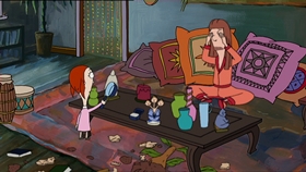 Screenshots from the 2000 Absolutely Productions cartoon Crush