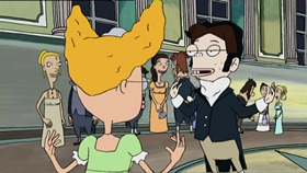 Screenshots from the 2000 Absolutely Productions cartoon Crush