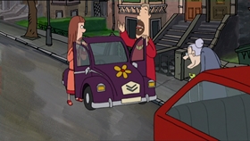 Screenshots from the 2000 Absolutely Productions cartoon Crush