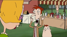 Screenshots from the 2000 Absolutely Productions cartoon Crush