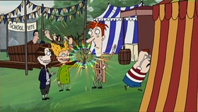 Screenshots from the 2000 Absolutely Productions cartoon Crush