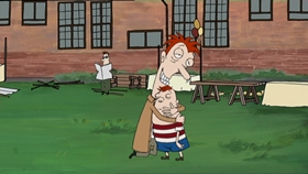 Screenshots from the 2000 Absolutely Productions cartoon Crush