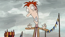 Screenshots from the 2000 Absolutely Productions cartoon Crush