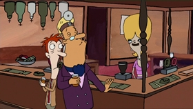 Screenshots from the 2000 Absolutely Productions cartoon Crush