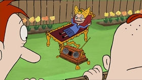 Screenshots from the 2000 Absolutely Productions cartoon Crush