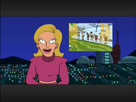 Screenshots from the 2001 Curiosity Company cartoon A Tale of Two Santas