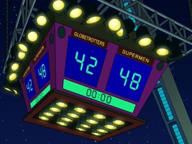 Screenshots from the 2001 Curiosity Company cartoon Time Keeps On Slippin