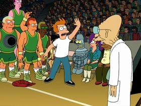 Screenshots from the 2001 Curiosity Company cartoon Time Keeps On Slippin