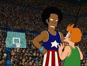 Screenshots from the 2001 Curiosity Company cartoon Time Keeps On Slippin