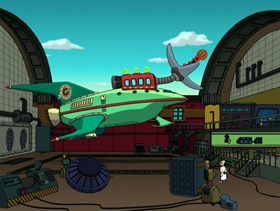 Screenshots from the 2001 Curiosity Company cartoon Time Keeps On Slippin