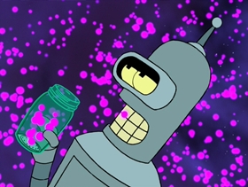 Screenshots from the 2001 Curiosity Company cartoon Time Keeps On Slippin