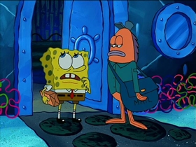 Screenshots from the 2001 United Plankton Pictures cartoon Procrastination