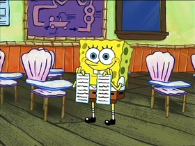 Screenshots from the 2001 United Plankton Pictures cartoon Procrastination