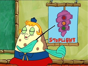 Screenshots from the 2001 United Plankton Pictures cartoon Procrastination