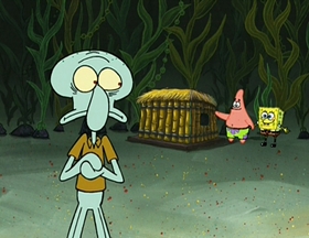 Screenshots from the 2002 United Plankton Pictures cartoon Club SpongeBob