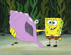 Screenshots from the 2002 United Plankton Pictures cartoon Club SpongeBob
