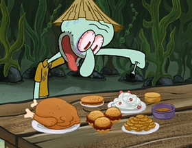 Screenshots from the 2002 United Plankton Pictures cartoon Club SpongeBob