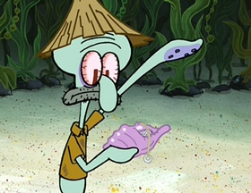 Screenshots from the 2002 United Plankton Pictures cartoon Club SpongeBob