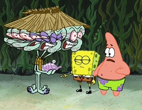 Screenshots from the 2002 United Plankton Pictures cartoon Club SpongeBob