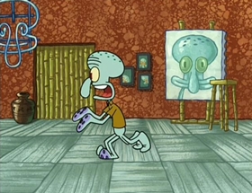 Screenshots from the 2002 United Plankton Pictures cartoon Idiot Box