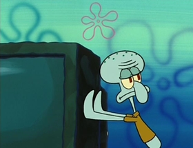 Screenshots from the 2002 United Plankton Pictures cartoon Idiot Box