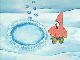 Screenshots from the 2002 United Plankton Pictures cartoon Snowball Effect