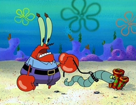 Screenshots from the 2002 United Plankton Pictures cartoon As Seen on TV