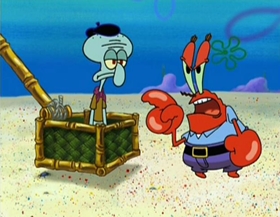 Screenshots from the 2002 United Plankton Pictures cartoon As Seen on TV