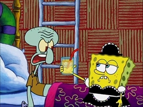 Screenshots from the 2002 United Plankton Pictures cartoon Can You Spare a Dime?