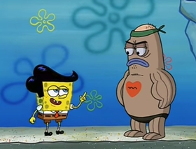 Screenshots from the 2002 United Plankton Pictures cartoon No Weenies Allowed