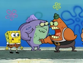 Screenshots from the 2002 United Plankton Pictures cartoon No Weenies Allowed